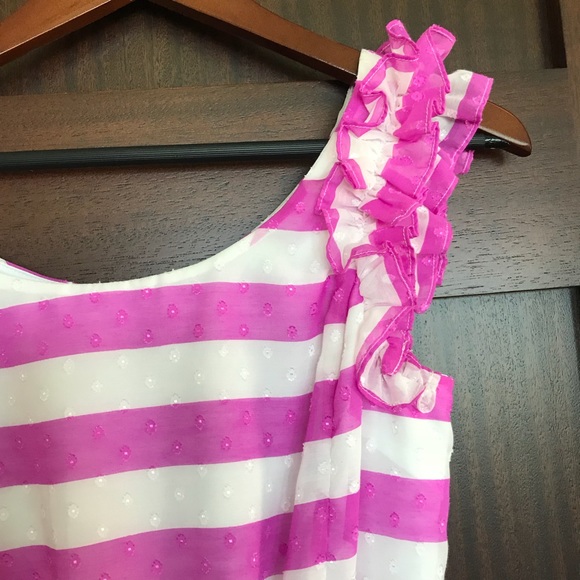 purple/white stripe LILLY PULITZER DANNA DRESS Sm - Picture 3 of 6